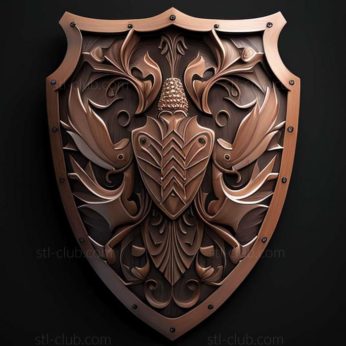 3D model shield (STL)